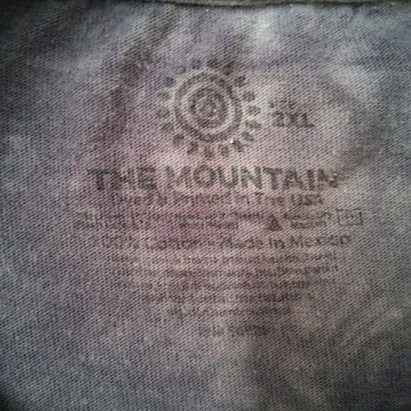 The Mountain King Kitten Cat Gray Tie-Dye Shirt 2XL Kong Catzilla City Attack - Picture 3 of 6